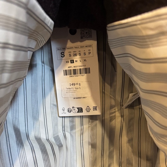 Zara Dark Brown Blazer - Picture 7 of 7